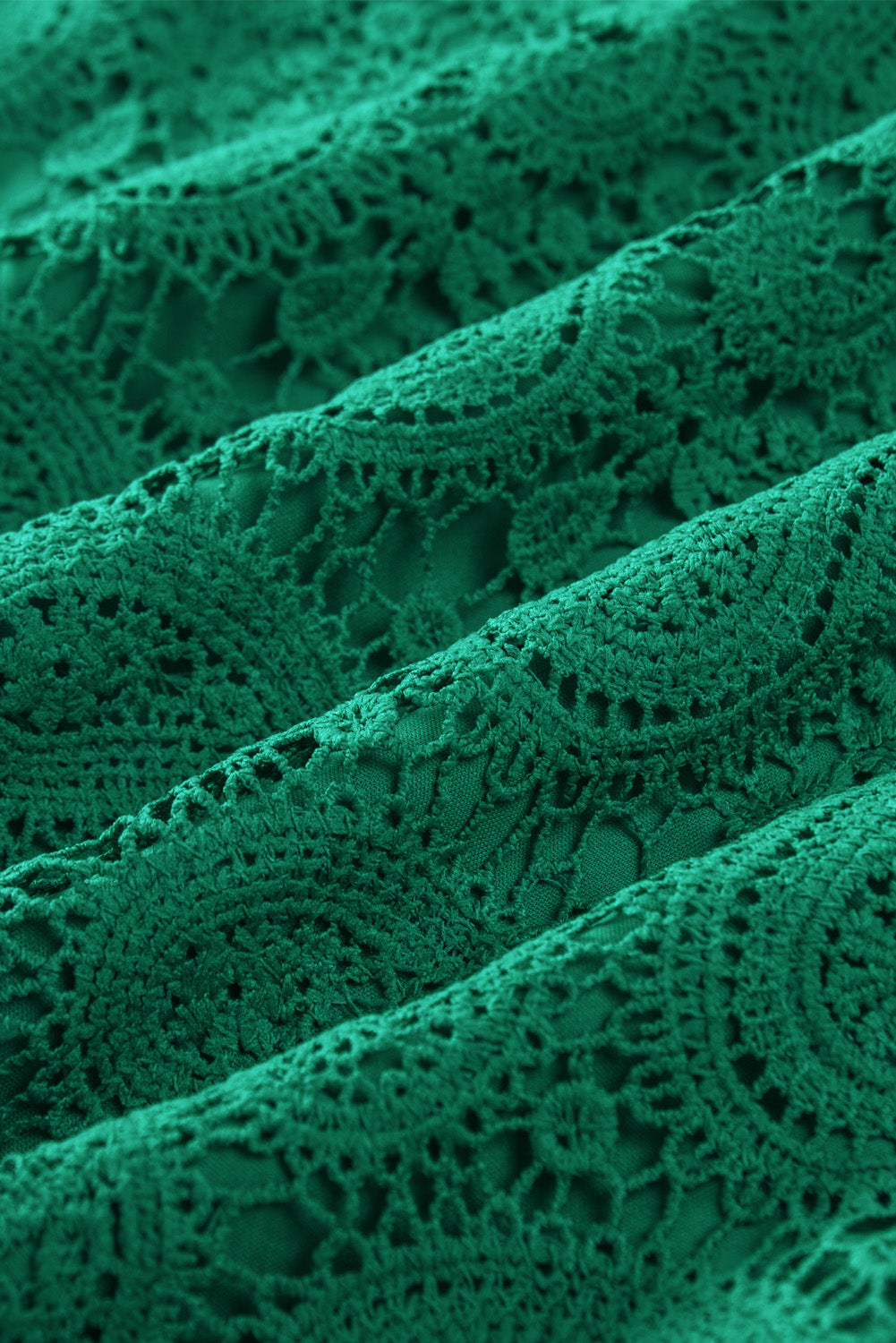 Paisley Square Neck Capped Sleeve Lace Tank