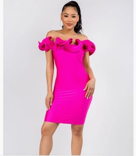 Hot Pink Dress