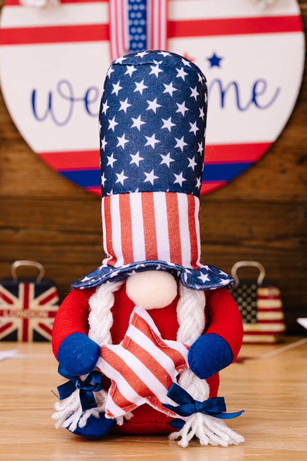 2-Piece Independence Day Decor Gnomes