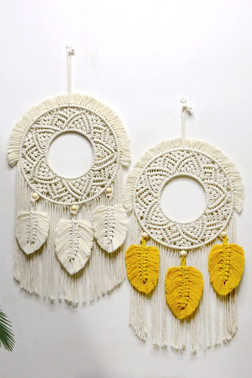 Hand-Woven Fringe Macrame Wall Hanging