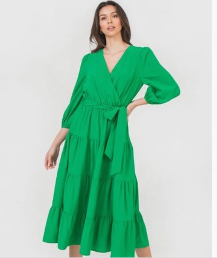 Green Midi Dress – Lola and Kiki