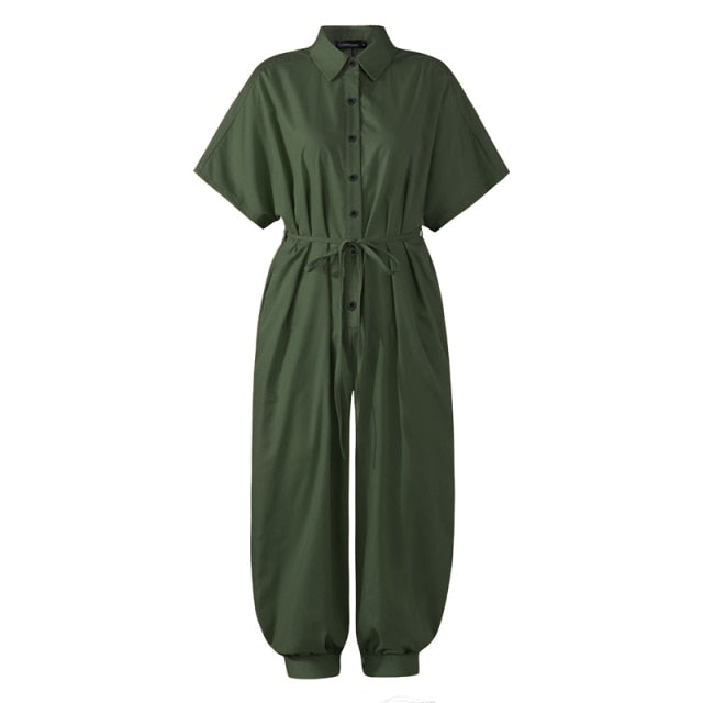 Short Sleeve Jumpsuit