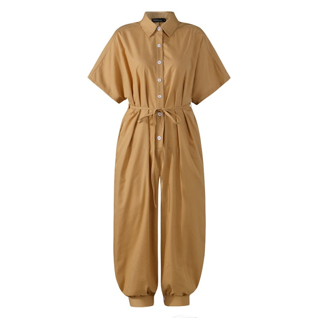 Short Sleeve Jumpsuit